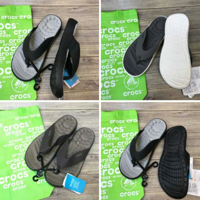 crocs men's reviva flip flop