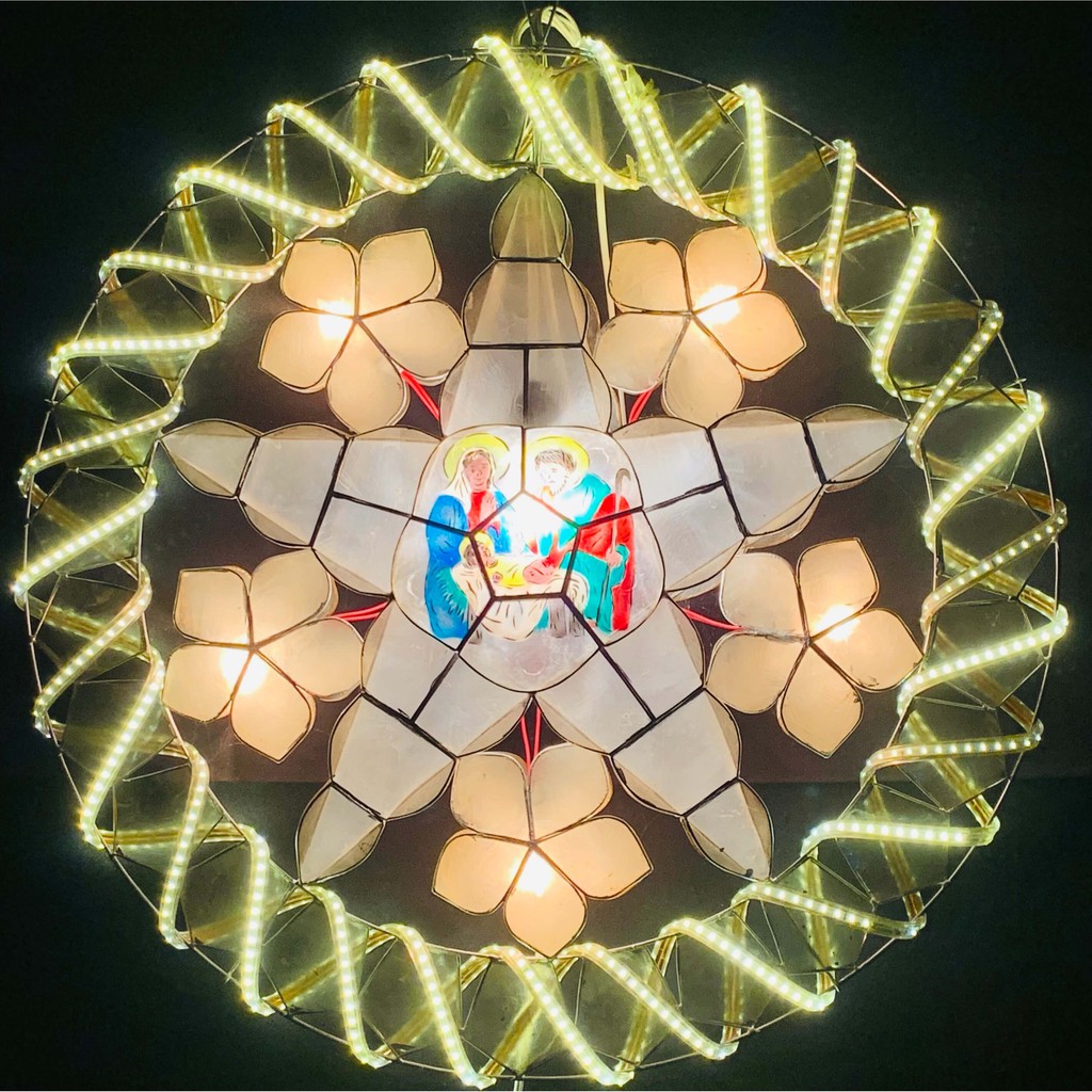 Carnation Native Capiz Lantern Christmas Pampanga Parol Shopee