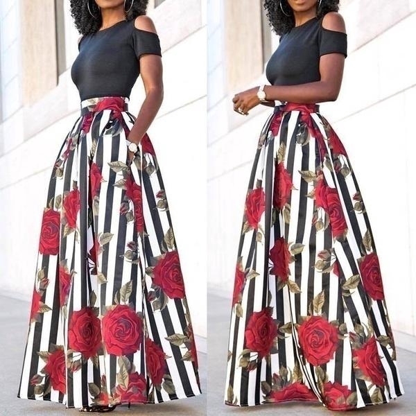 maxi skirts for short women