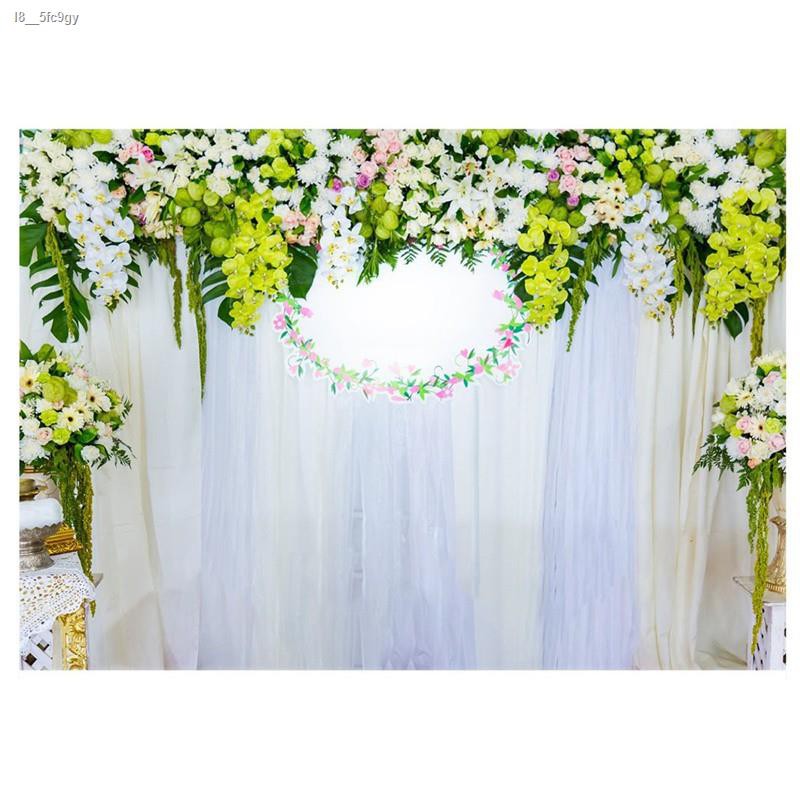 Explosion♛☾✚☀Normal delivery☀5x3ft White Curtain Backdrop Children  Photography Flowers Stage Photo | Shopee Philippines