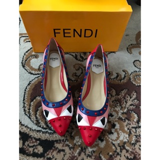 Fendi Peekaboo Monster Flats Fendi 