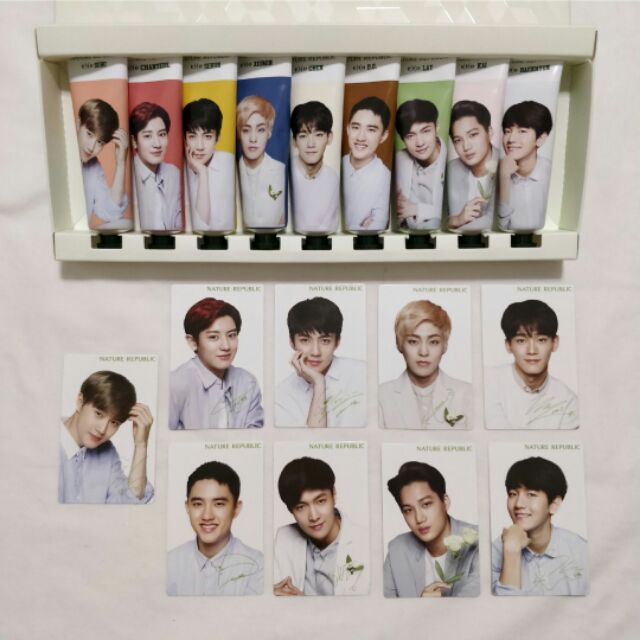 Exo Nature Republic Hand Cream W Photocard Shopee Philippines