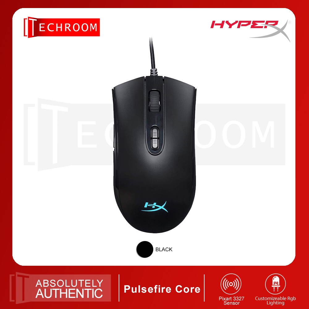 Kingston HyperX Pulsefire Core RGB | Pixart 3327 Sensor | Ambidextrous ...