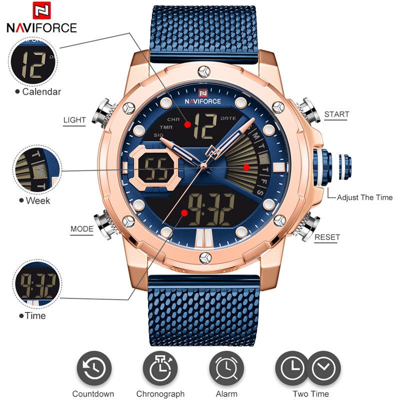 mens watches steel strap