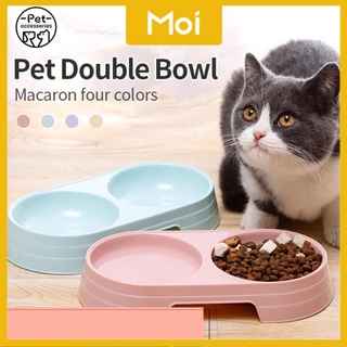 Pet feeder Dog Cat Food and Water Bowl 2in1 double bowls