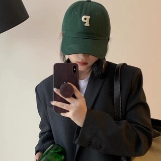 Korea P Letter Baseball Cap Showing Face Small Autumn Winter Personality Street Versatile Student Couple Trendy Hat Sun #3