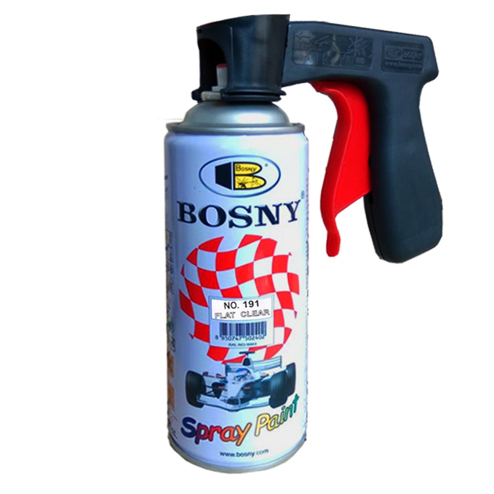Bosny Spray Paint 191 Flat Clear With Can Attachement Shopee Philippines