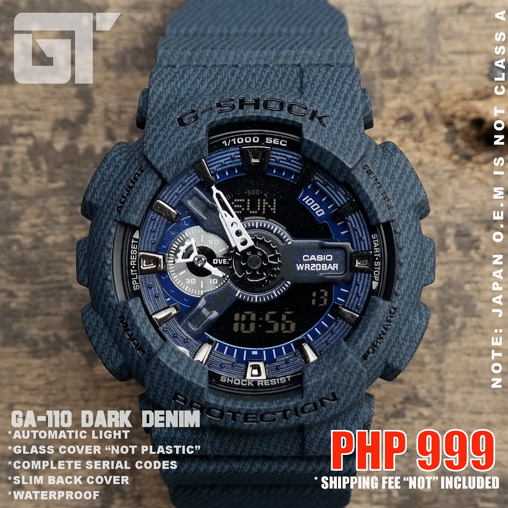 dark blue g shock watch