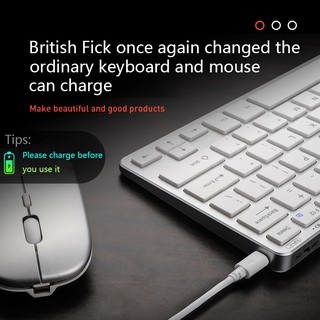 ORIGINAL INPHIC V780 RECHARGEABLE ULTRA THIN SILENT WIRELESS GAMING