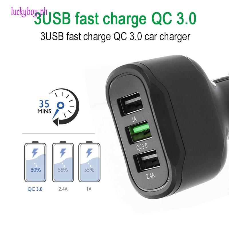 3 usb car charger