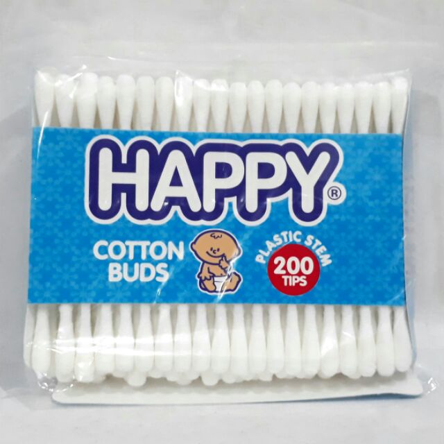 Happy Cotton Buds 200 tips Shopee Philippines