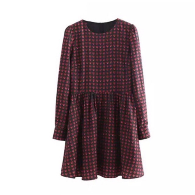 printed jumpsuit dress zara