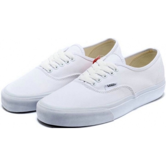 vans all white