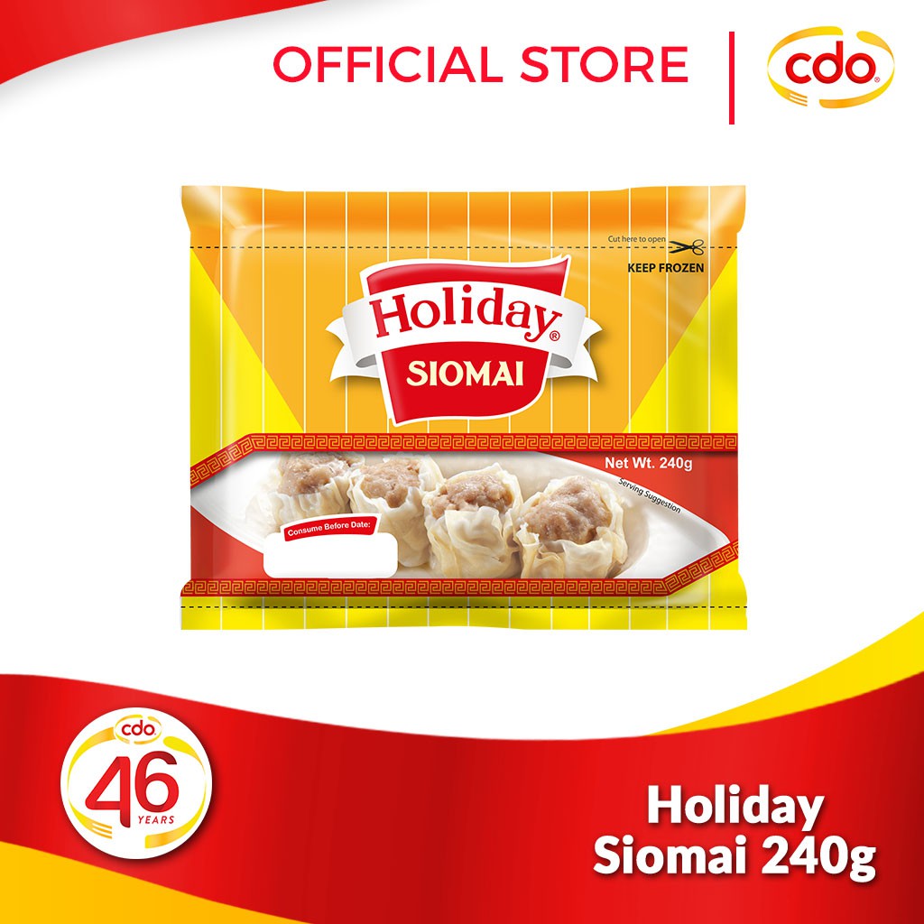 Cdo Holiday Siomai 240g Cdo Foodsphere Shopee Philippines