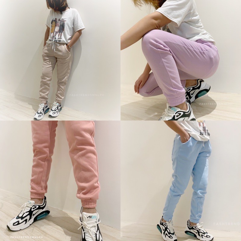KOREAN SWEATPANTS JOGGER PANTS Shopee Philippines