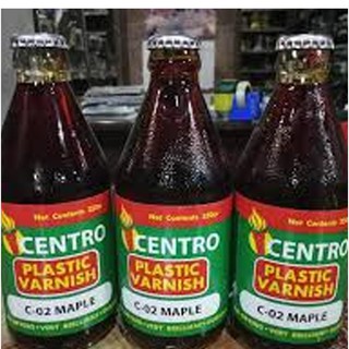 Centro Plastic Varnish 350cc Bottle Brown Maple Mahogany ...