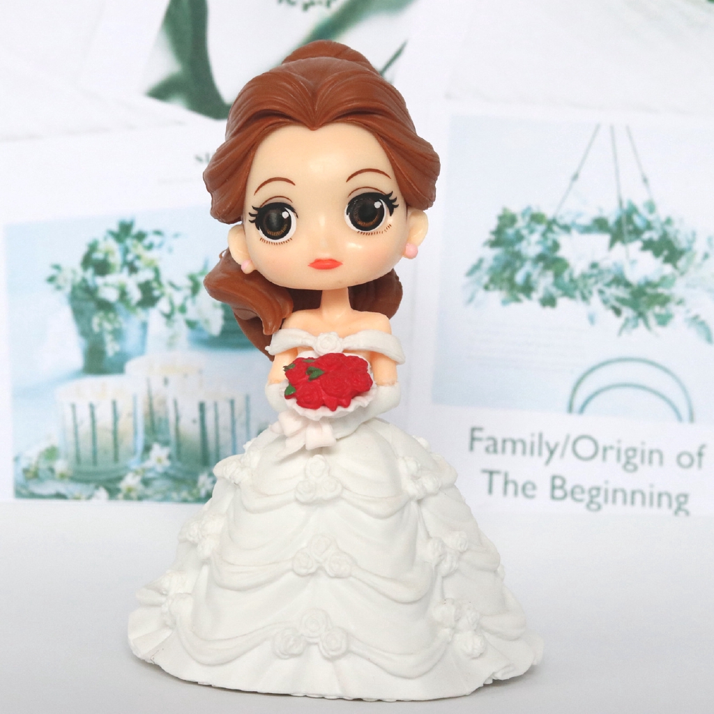 belle wedding dress cartoon