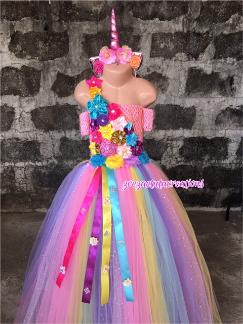 unicorn dress for 7th birthday