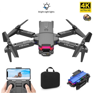 E88 Pro F190 MINI Drone 4K HD Camera WIFI FPV Drone Smart height Foldable RC Quadcopter Toys Gifts