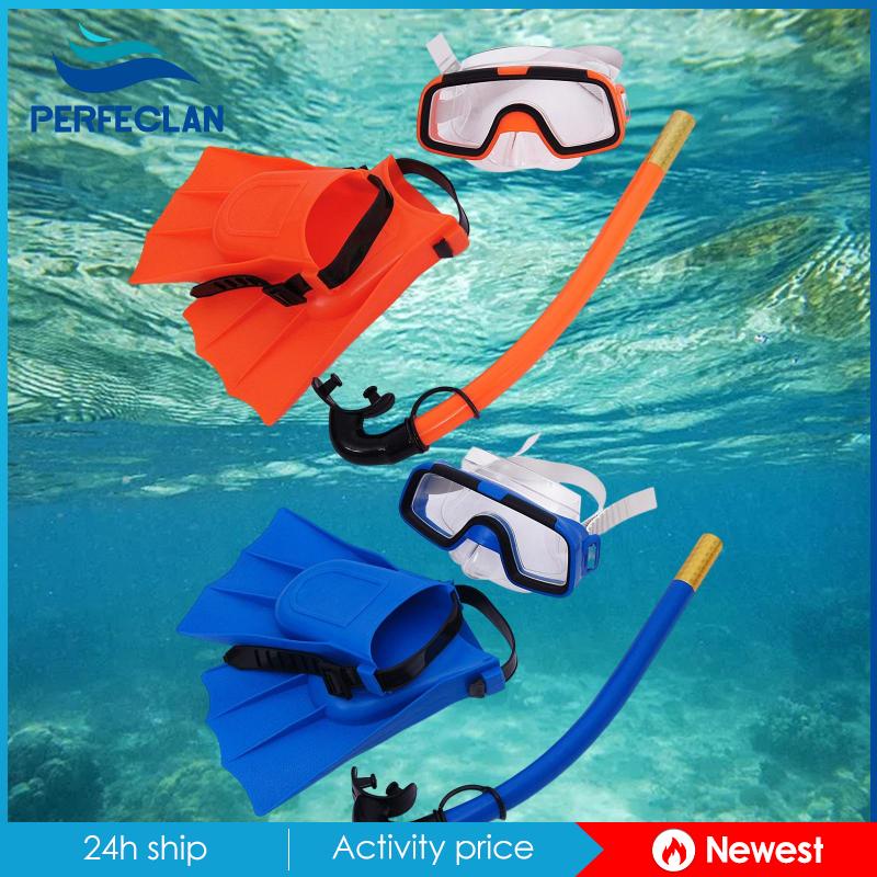 Snorkeling Gear Set Mask Fins Swim Goggles With Fins Mask Snorkel For