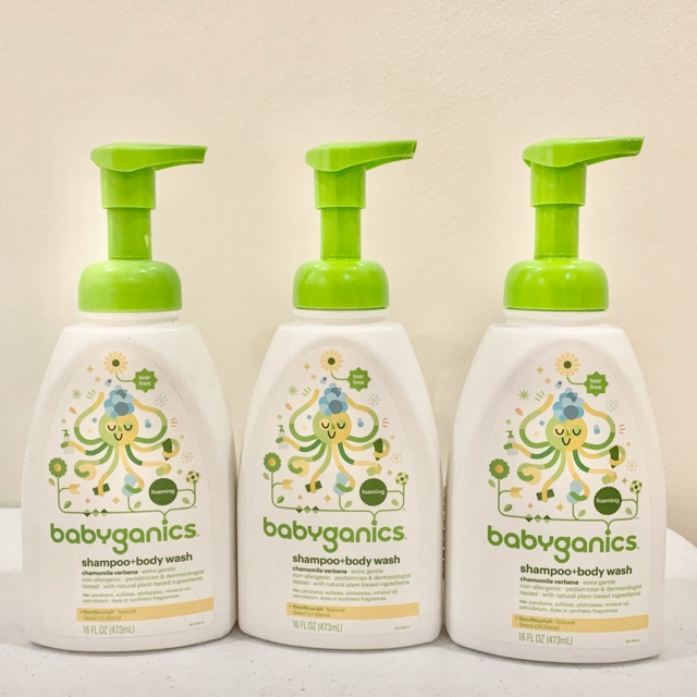babyganics body wash