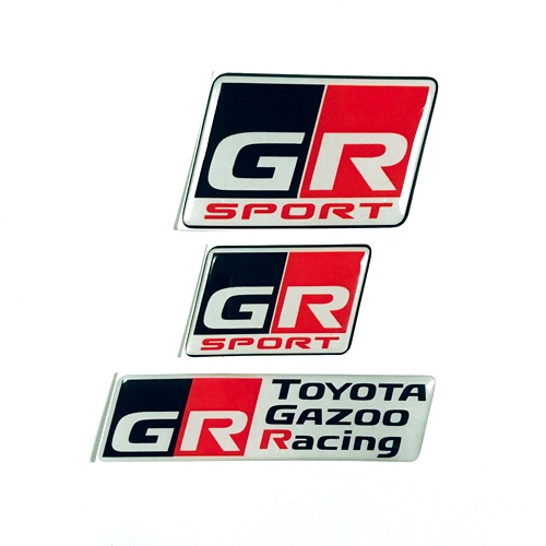 Toyota GAZOO RACING Resin Car Sticker 3d Embossed Shopee Philippines