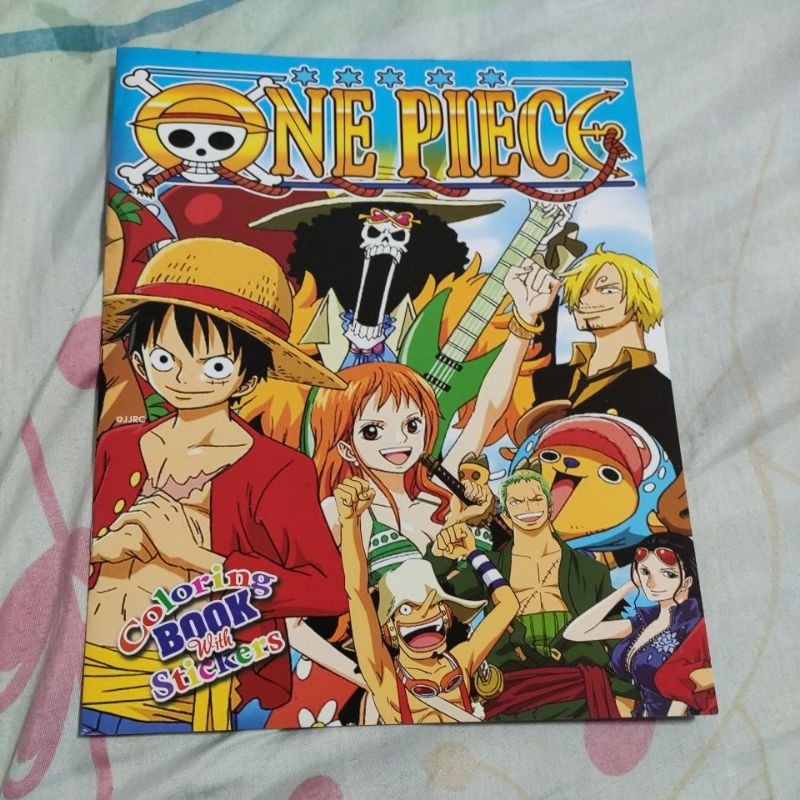 Coloring Book With Stickers One Piece Shopee Philippines