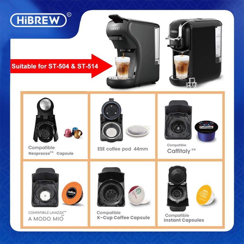 HiBREW ST504/ST514 model adapter system parts for lavazza blue or