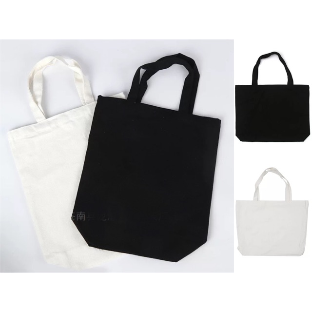 black cloth tote bags
