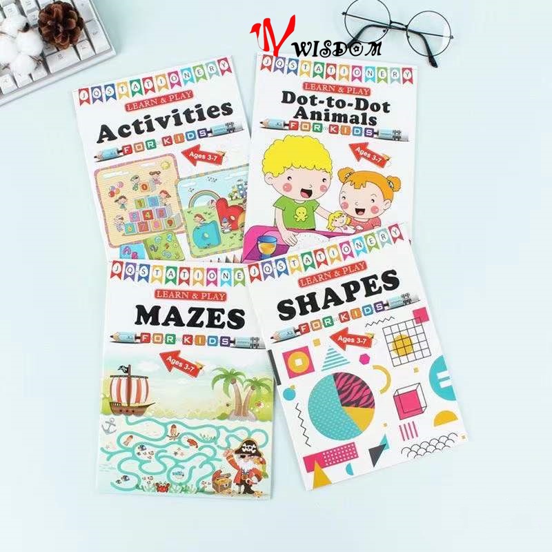 Featured image of WISDOM Learn and play book/my first book school supplies