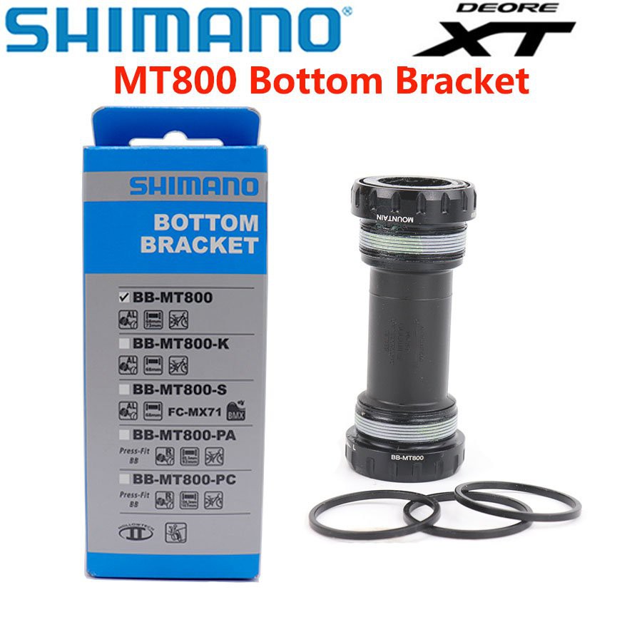 saai Vervullen Bijwerken Shimano DEORE XT SLX Bottom Bracket BB-MT800 Hollowtech II Mountain Bike  68/73mm Replaces BB70 use f | Shopee Philippines