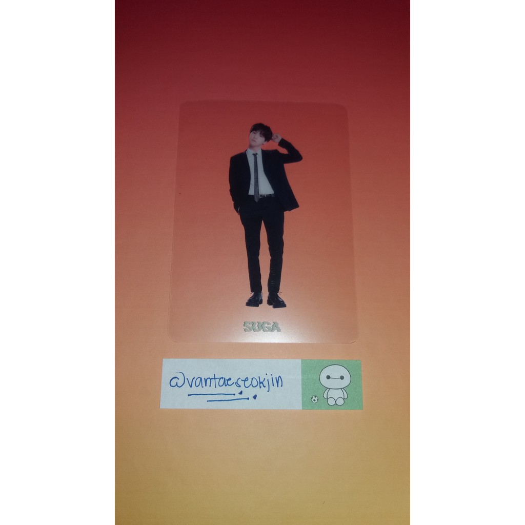 Bts Official 18 Festa Moodlight Yoongi Suga Transparent Photocard Pc Shopee Philippines