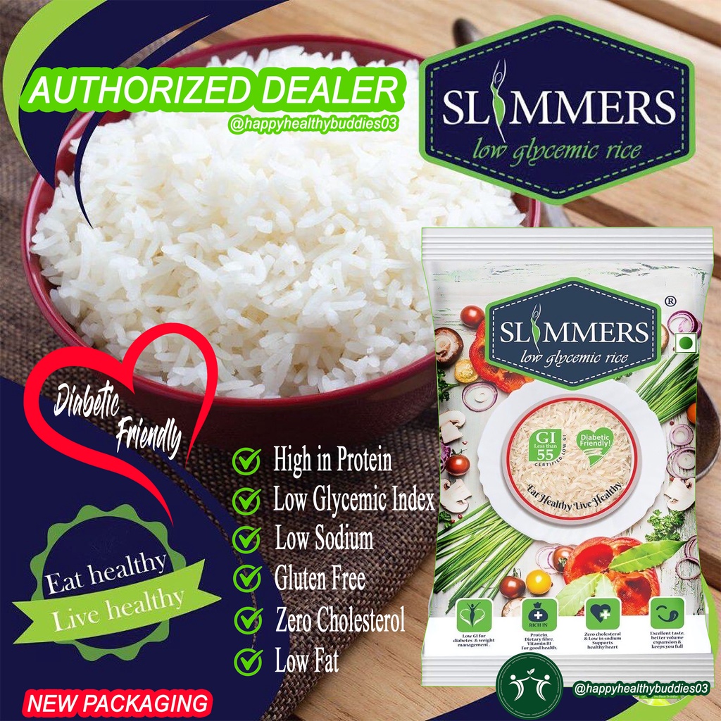 Slimmers Rice Low Glycemic White Rice 1kg Pack Shopee Philippines 4447