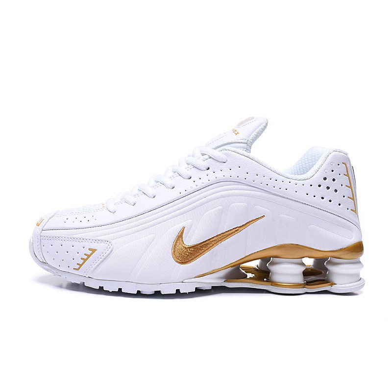 nike shox r4 gold