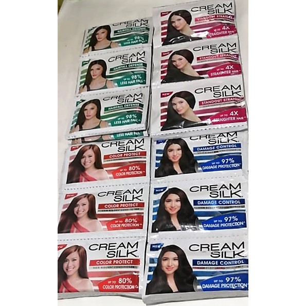 Cream Silk Conditioner Sachet Sold By Dozen Shopee Philippines