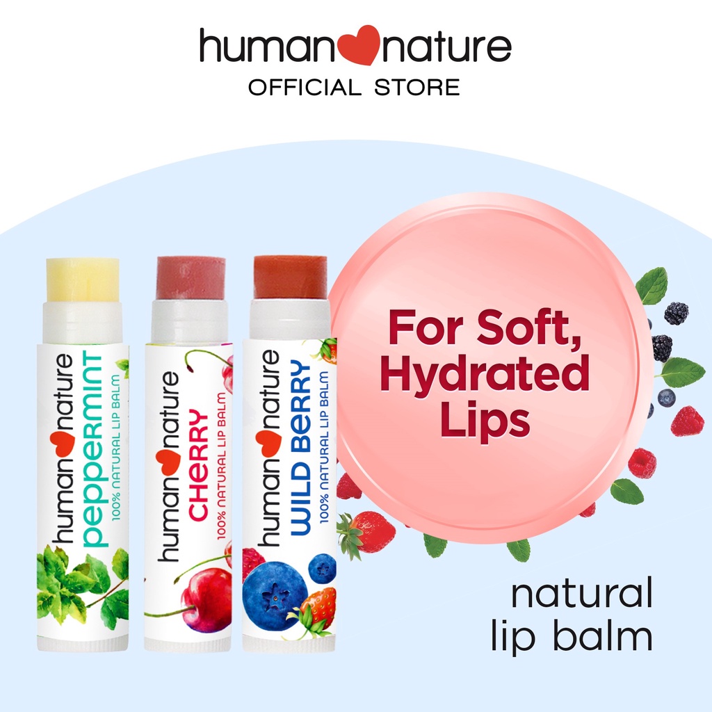 Human Nature Flavored Lip Balm 4g 100 Natural Shopee Philippines
