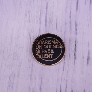 Charisma Uniqueness Nerve & Talent Enamel Pin Ru Paul's Drag Race Queen brooch accessory #3