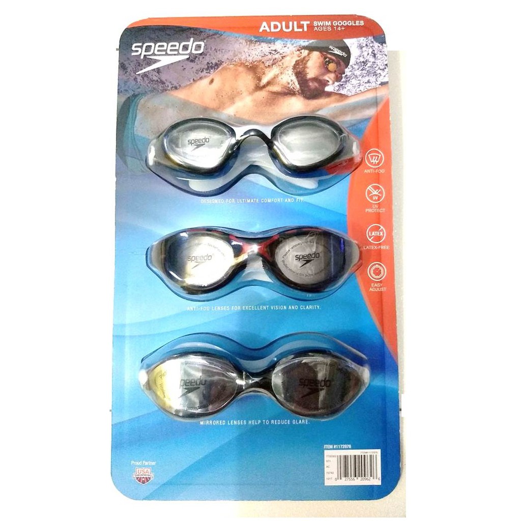 speedo adult goggles