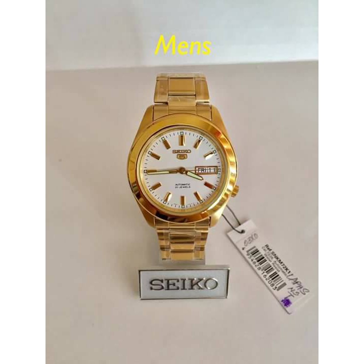 seiko 5 gold