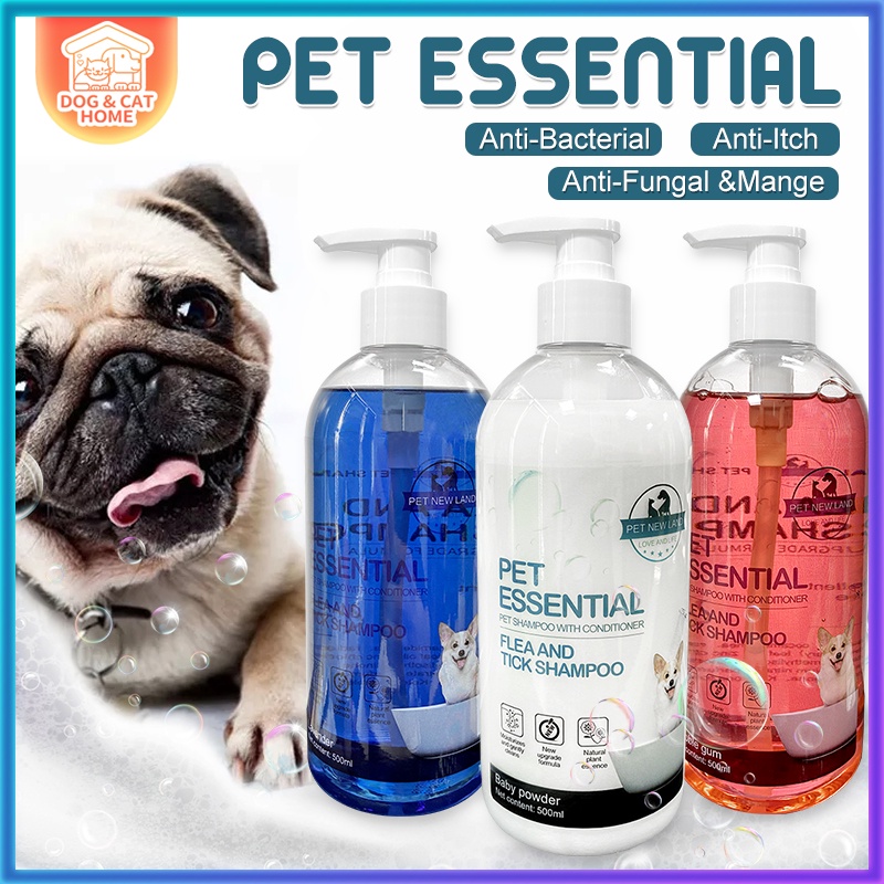 Pet shampoo with conditioner flea and tick shampoo for dog and cat ...