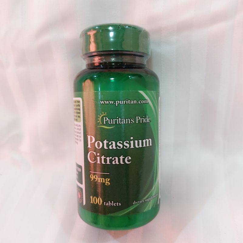 Puritan's Pride Potassium Citrate 99mg 100 Tablets Shopee Philippines