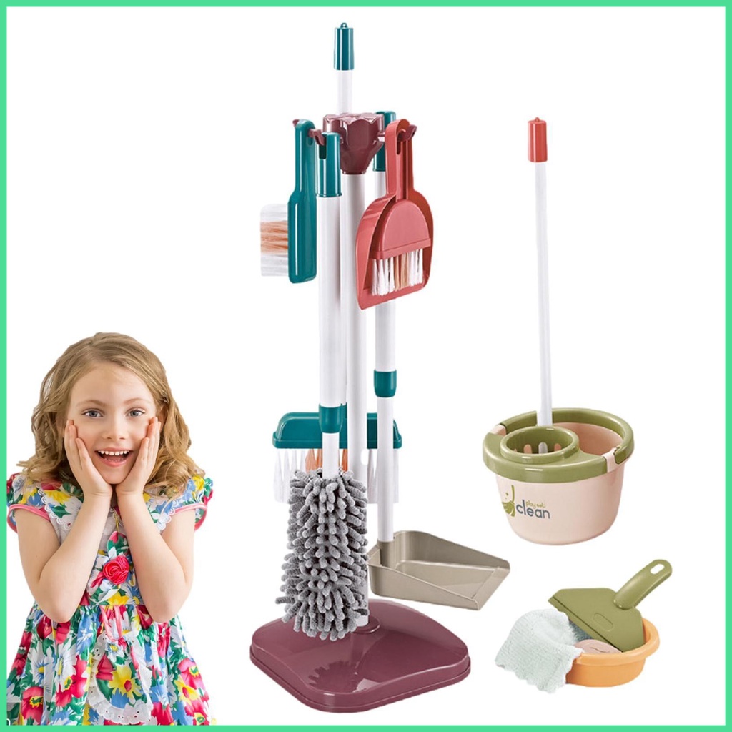 Cleaning Set for Toddlers Kids Pretend Play Home Cleaning Products