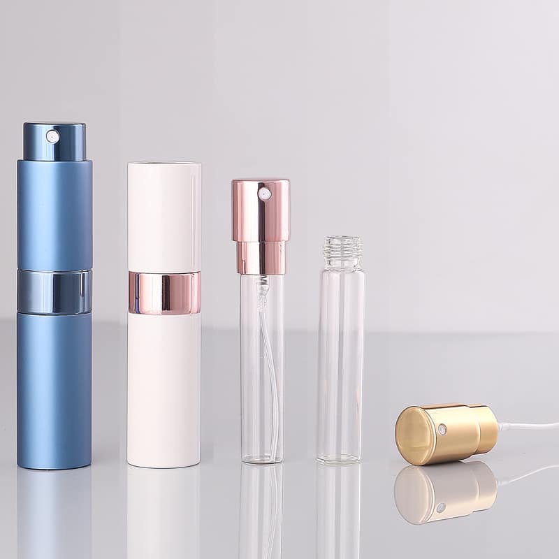 Portable 8ml Refillable Bottles Spray with Case Perfume Atomizer Makeup ...