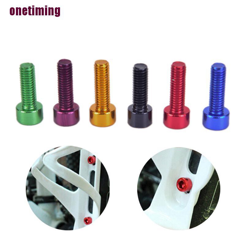 Otph 4PCs Bicycle Water Bottle Holder Screw Bicycle Bottle Bolt