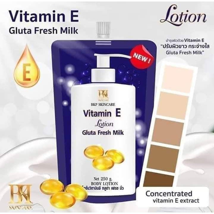 vitamin e gluta fresh milk lotion