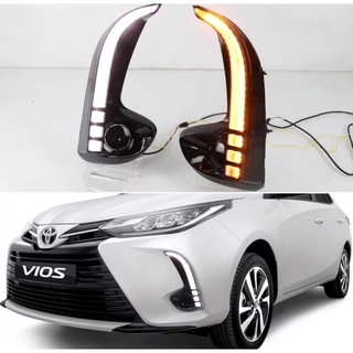 TOYOTA VIOS 2021 FOG LAMP COVER [ DRL ] DAY TIME RUNNING LIGHT / SIGNAL ...