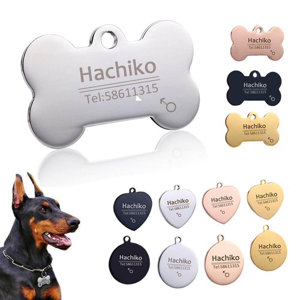 engraved animal tags