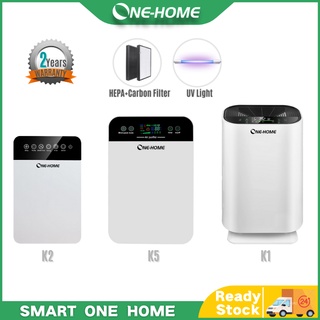 ONE HOME Air Purifier with UV Sterilization Light For Home Appliance HEPA+Activated Carbon Filter