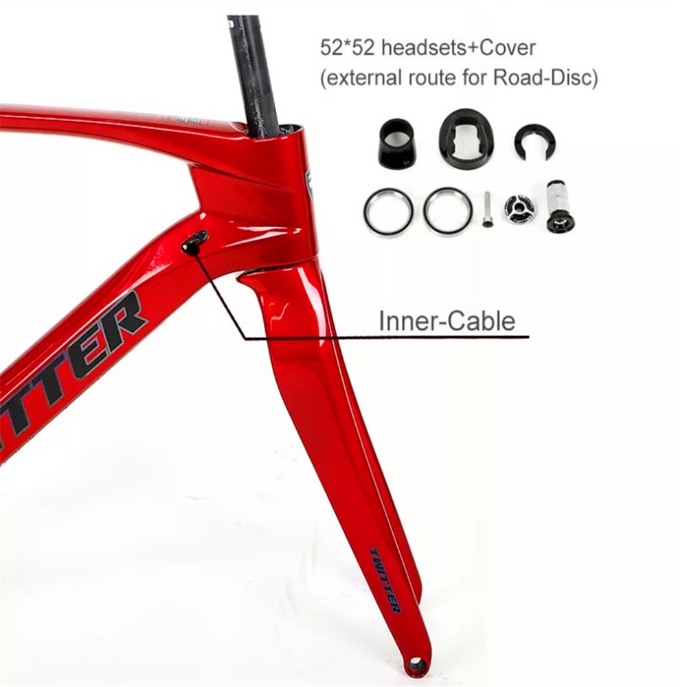 Twitter Bike Frame Gravel V3 48cm/51cm/54cm road car frame Cuadro de