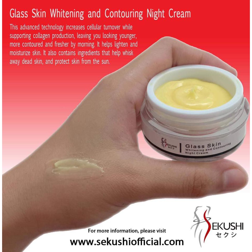 glass skin night cream